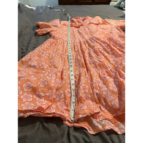 ANTHROPOLOGIE RO’S GARDEN Vibeka Ruffle Mini Dress Size XL - Picture 15 of 16